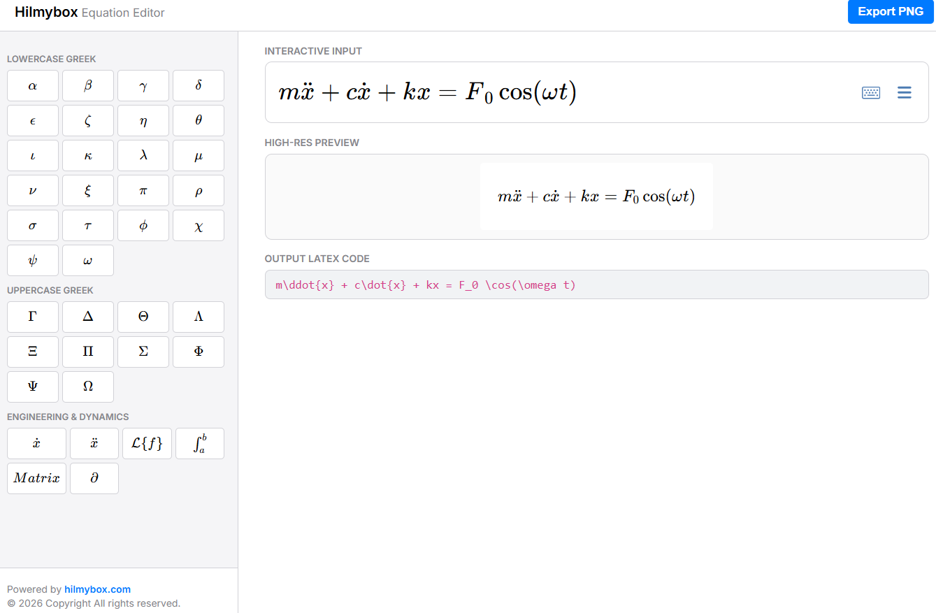 Building the Hilmybox Equation Editor: From LaTeX Code to High-Res Assets