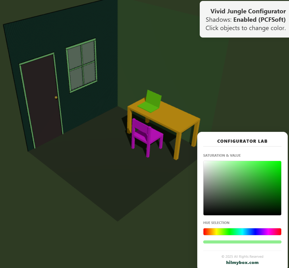 Architectural Configurator: Interactive 3D Interior Design