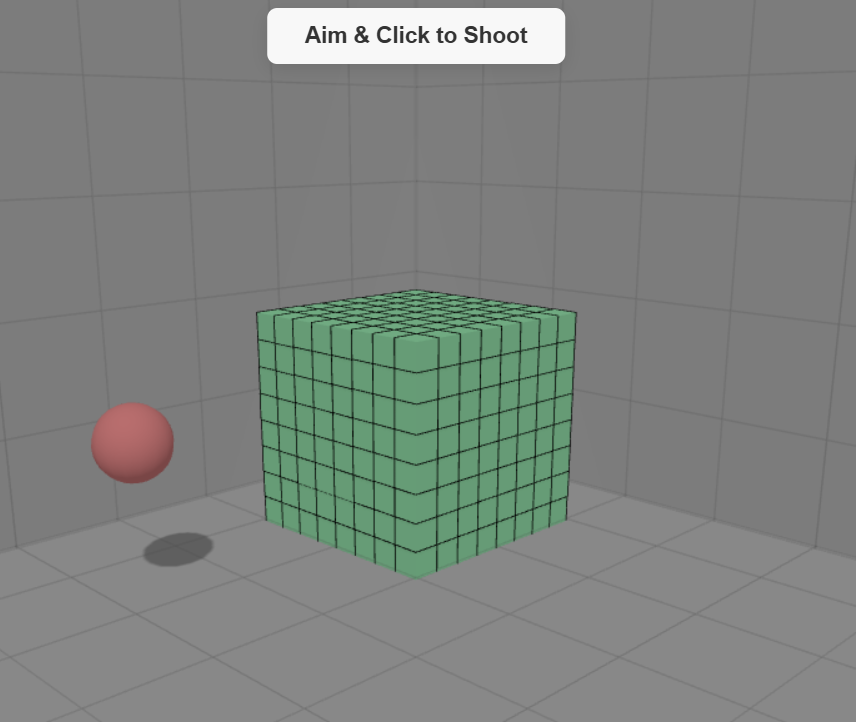 Cube Disintegration: A 3D Physics Simulation Lab