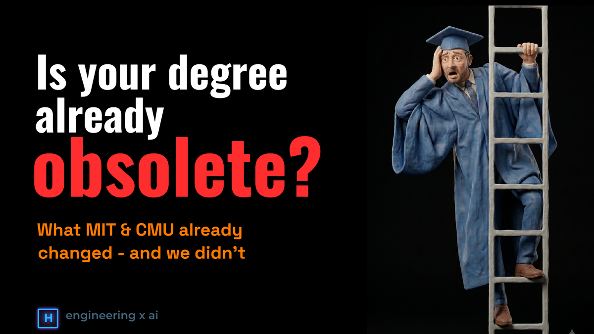 Your engineering degree might be training you for a job that won't exist when you graduate