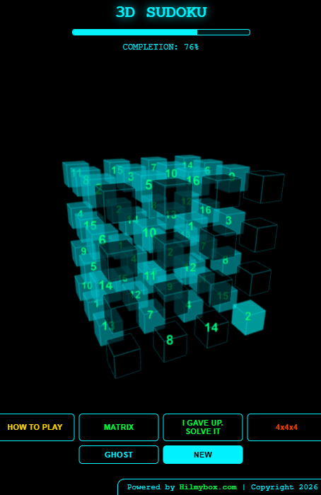 Engineering the Cube: A Technical Deep-Dive into 3D Sudoku