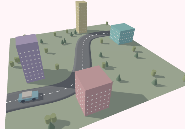 Interactive Pastel Morning Drive