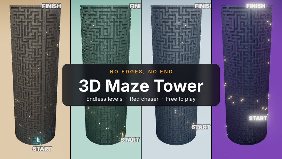 No Edges, No End: 3D Maze Tower Is Here